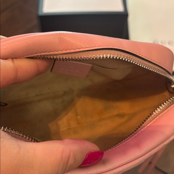 Gucci GG Marmont Matelassé Mini Bag 'Wild Rose' - Picture 6 of 12